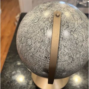 Replogle Globe The Moon Authentic 6in Model Vintage Includes Manned Landing Site